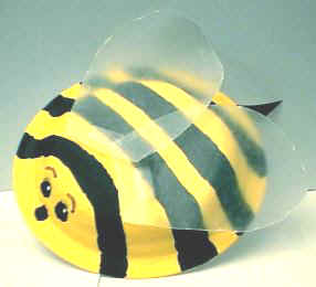 bumble bee paper plate craft