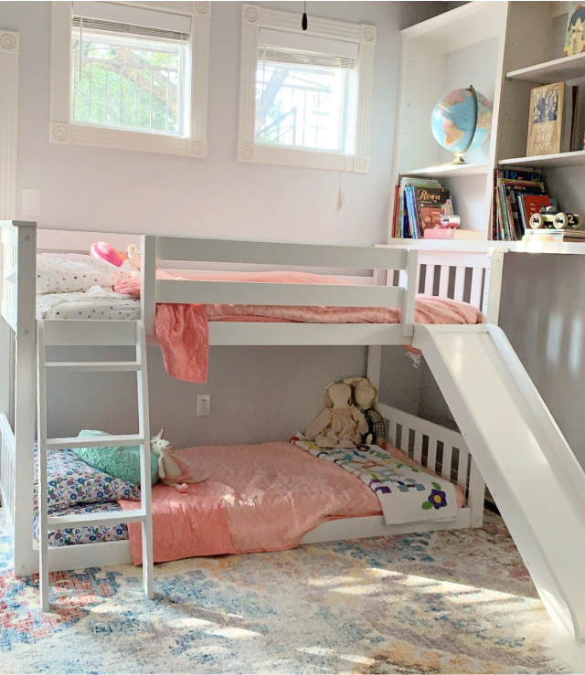 bunk bed with slide