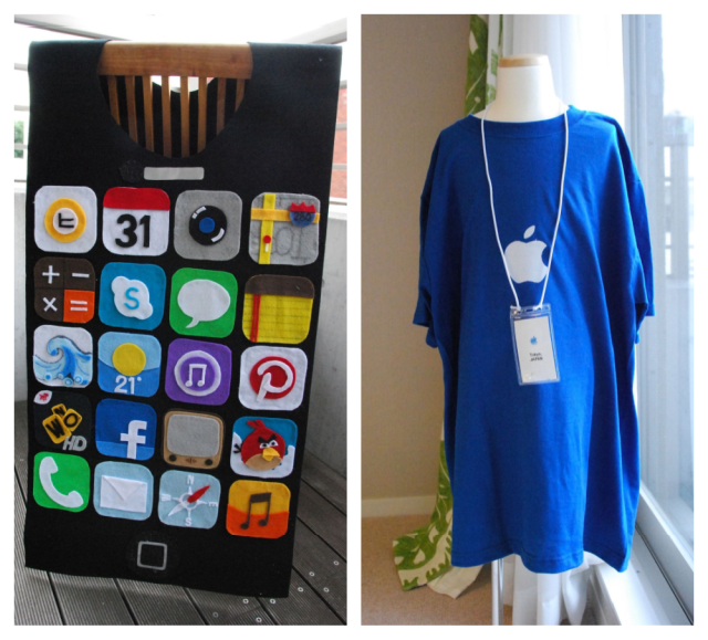 iPhone and Genius bar DIY couples costume