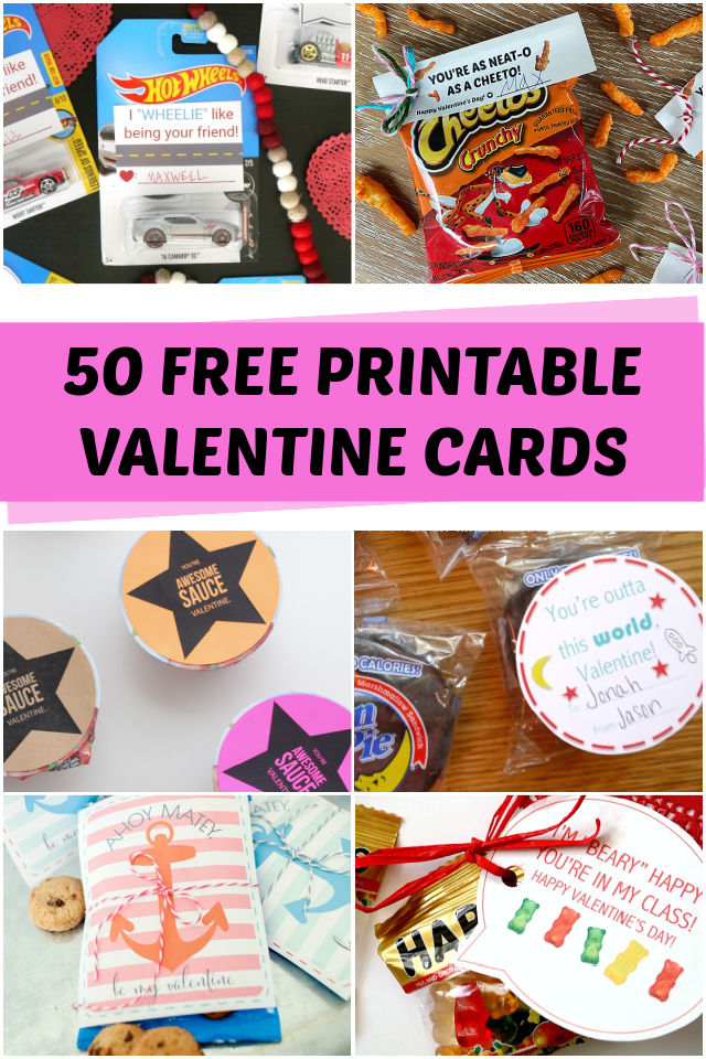 50 Free-printable-Valentine cards