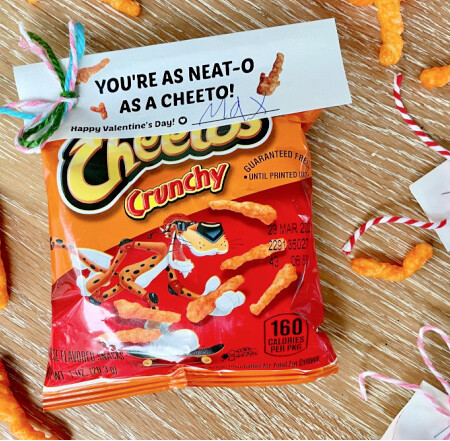 Cheeto Valentines for kids