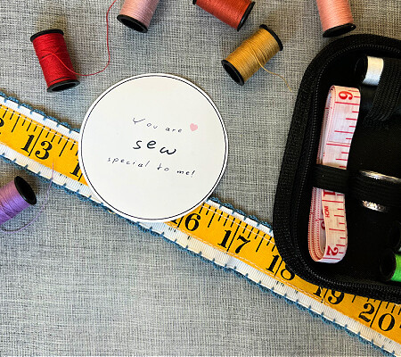 Sewing kit valentine