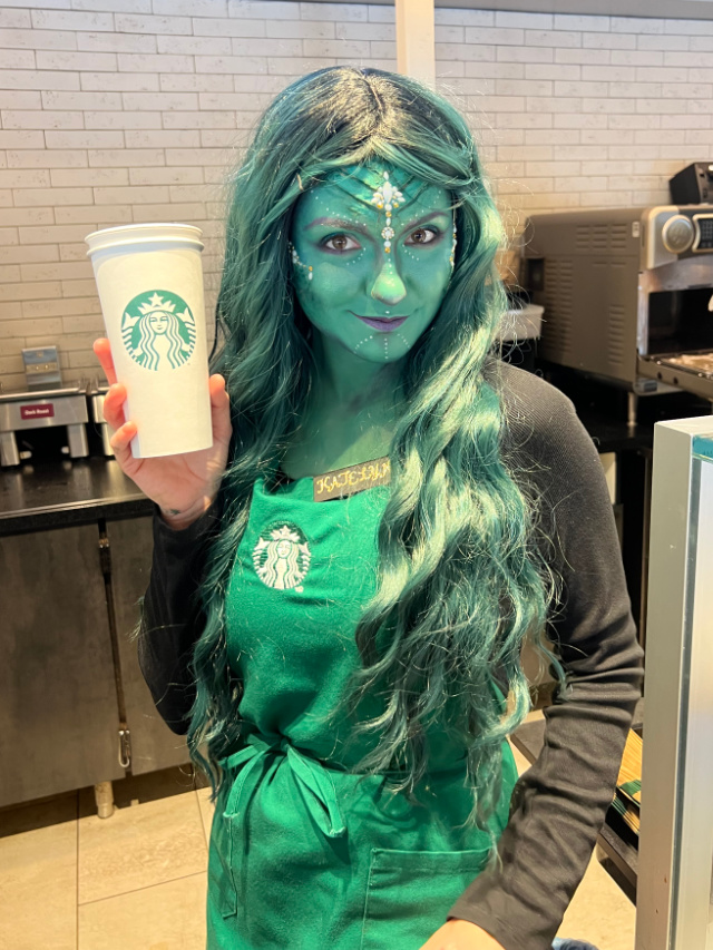 Starbucks mermaid costume