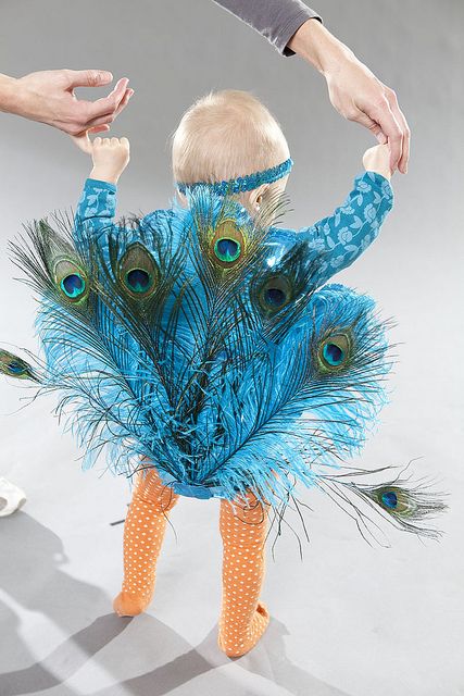 DIY peacock costume