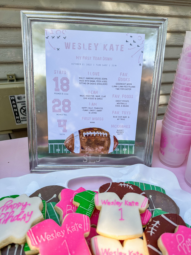 First Year Down Stat sign