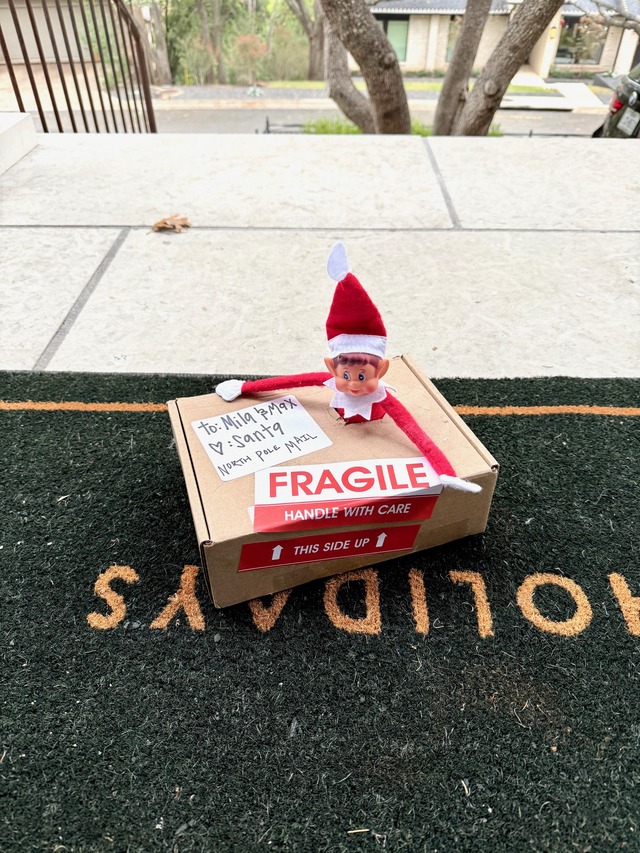 Easy elf arrival idea