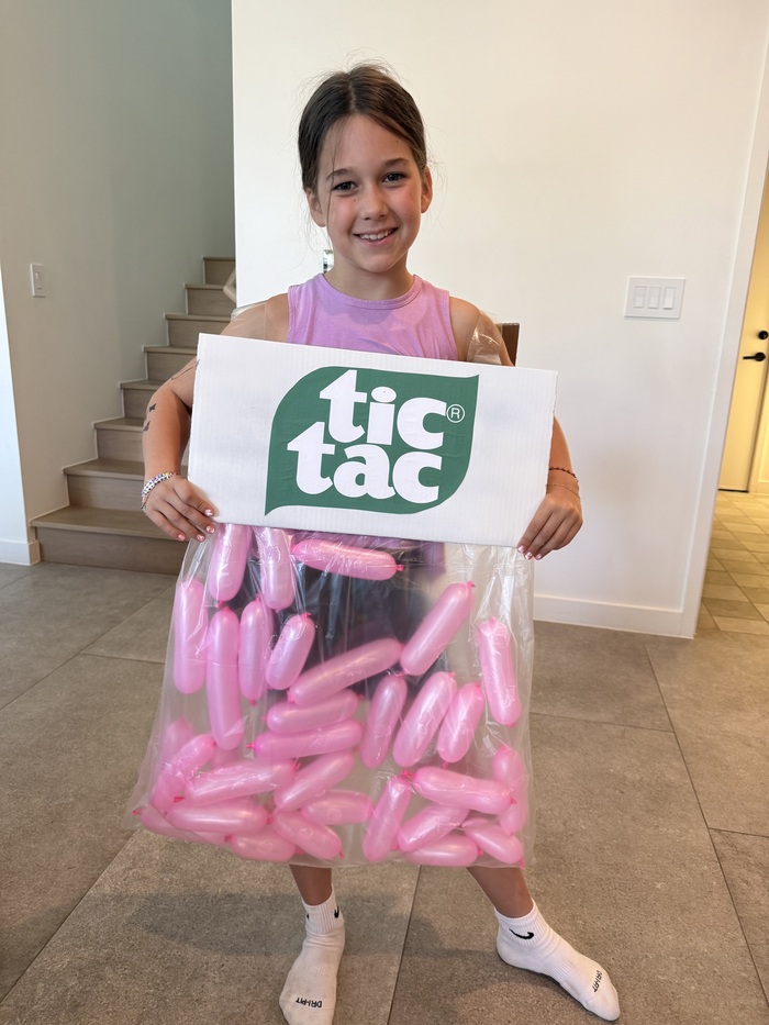 DIY Tic Tac costume
